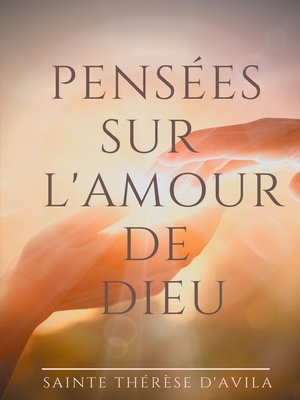 cover image of Pensées sur l'amour de Dieu